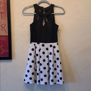 Crystal Doll polka dot dress